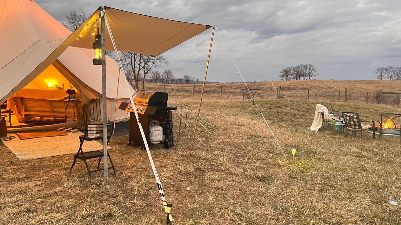 Shenandoah Valley Glamping - Amazing Views - Farm Edinburg Ngoại thất bức ảnh